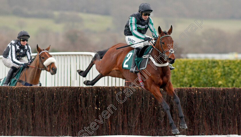 Pym-0003 
 PYM (Nico de Boinville) wins The International Decorative Surfaces Novices Chase
Cheltenham 13 Dec 2019 - Pic Steven Cargill / Racingfotos.com