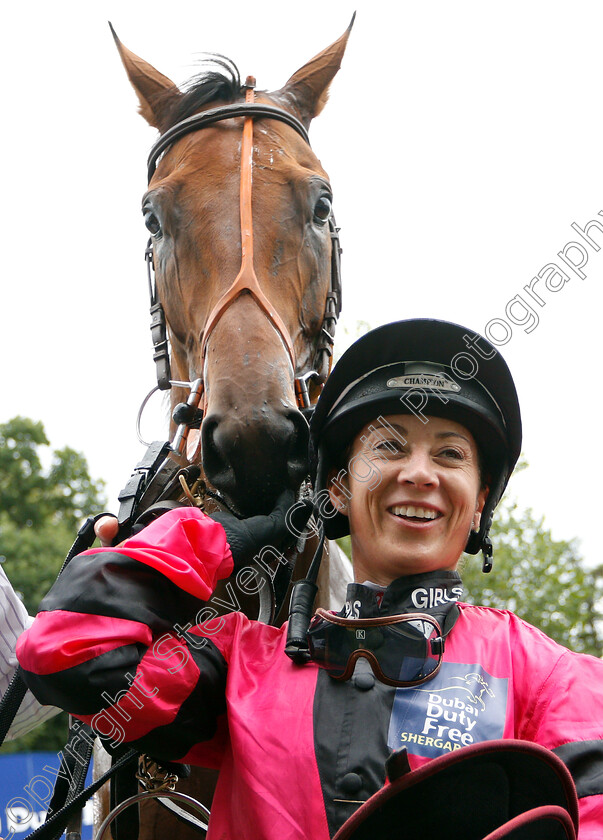 Via-Serendipity-0009 
 VIA SERENDIPITY (Hayley Turner) after The Dubai Duty Free Shergar Cup Mile
Ascot 11 Aug 2018 - Pic Steven Cargill / Racingfotos.com