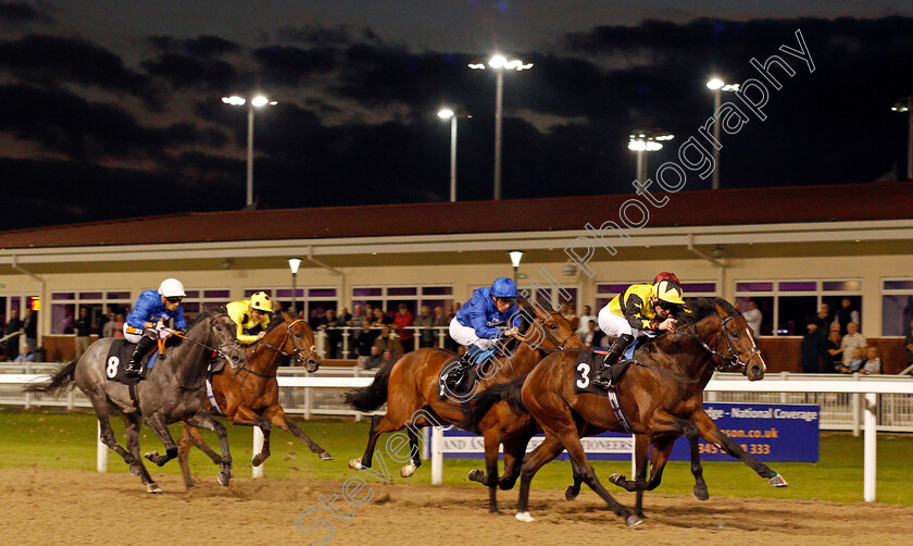 Main-Street-0002 
 MAIN STREET (Robert Havlin) wins The Bet totequadpot at betfred.com Novice Stakes Chelmsford 12 Oct 2017 - Pic Steven Cargill / Racingfotos.com