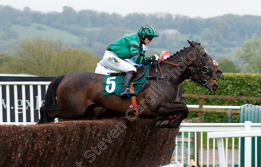 Kalabaloo-0001 
 KALABALOO (Gina Andrews) wins The GX Landrovers Mares Open Hunters Chase
Cheltenham 3 May 2019 - Pic Steven Cargill / Racingfotos.com