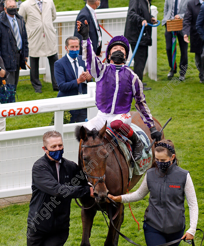 Snowfall-0018 
 SNOWFALL (Frankie Dettori) after The Cazoo Oaks
Epsom 4 Jun 2021 - Pic Steven Cargill / Racingfotos.com