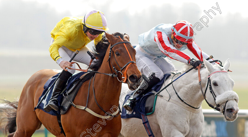 Tortured-Soul-0002 
 TORTURED SOUL (left, Jack Doughty) beats RESTORER (right, Andrea Pinna) in The Build You Acca With Betuk Hands And Heels Apprentice Handicap
Lingfield 7 Mar 2024 - Pic Steven Cargill / Racingfotos.com