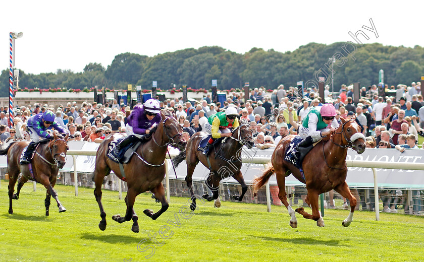 Chaldean-0002 
 CHALDEAN (Ryan Moore) beats INDESTRUCTIBLE (left) in The Tattersalls Acomb Stakes
York 17 Aug 2022 - Pic Steven Cargill / Racingfotos.com