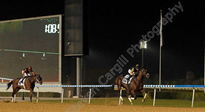 Tuz-0006 
 TUZ (Jose Da Silva) wins The Al Shindagha
Meydan, Dubai 3 Feb 2023 - Pic Steven Cargill / Racingfotos.com