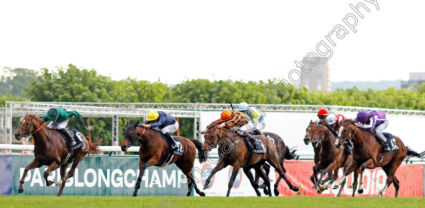 Metropolitan-0007 
 METROPOLITAN (A Pouchin) beats DANCING GEMINI (centre) ALCANTOR (2nd left) and DIEGO VELAZQUEZ (right) in The Emirates Poule d'Essai des Poulains
Longchamp 12 May 2024 - Pic Steven Cargill / Racingfotos.com