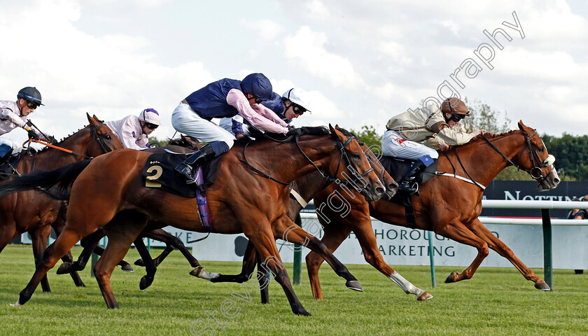 Don t-Joke-0005 
 DON'T JOKE (Aiden Brookes) beats PARIKARMA (left) in The muktubs.co.uk Apprentice Handicap
Nottingham 10 Aug 2021 - Pic Steven Cargill / Racingfotos.com