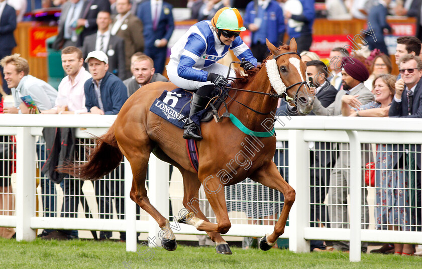 Redarna-0001 
 REDARNA (Emma Sayer) wins The Longines Handicap
Ascot 27 Jul 2019 - Pic Steven Cargill / Racingfotos.com