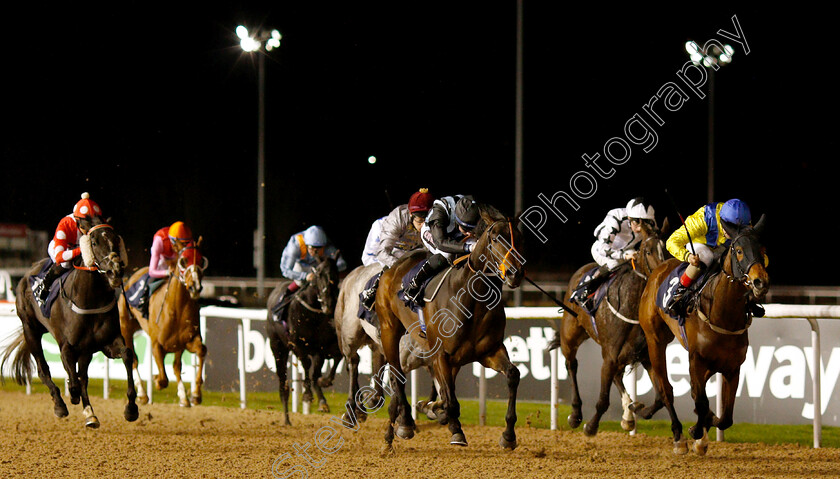 Hermocrates-0003 
 HERMOCRATES (centre, Rossa Ryan) beats NAVADIR (right) in The Ladbrokes Home Of The Odds Boost Handicap 
Wolverhampton 7 Jan 2019 - Pic Steven Cargill / Racingfotos.com