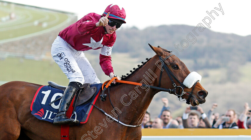 Shattered-Love-0006 
 SHATTERED LOVE (Jack Kennedy) wins The JLT Novices Chase Cheltenham 15 Mar 2018 - Pic Steven Cargill / Racingfotos.com