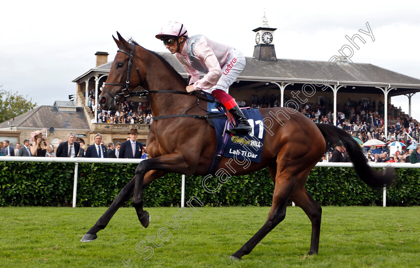 Lah-Ti-Dar-0002 
 LAH TI DAR (Frankie Dettori)
Doncaster 15 Sep 2018 - Pic Steven Cargill / Racingfotos.com