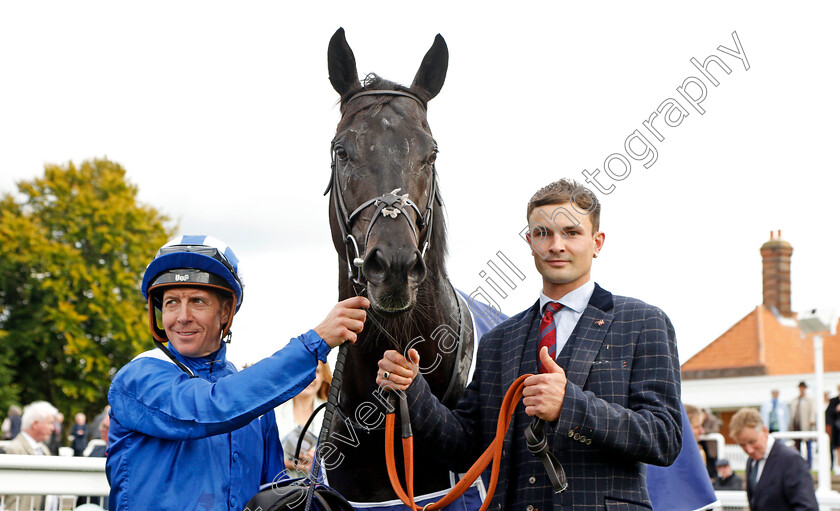 Mutasaabeq-0011 
 MUTASAABEQ (Jim Crowley) winner of The Al Basti Equiworld Dubai Joel Stakes
Newmarket 23 Sep 2022 - Pic Steven Cargill / Racingfotos.com