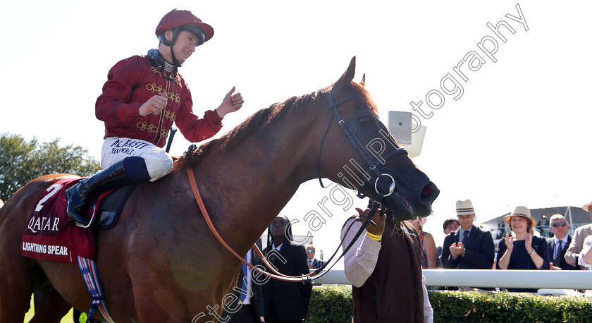 Lightning-Spear-0015 
 LIGHTNING SPEAR (Oisin Murphy) after The Qatar Sussex Stakes
Goodwood 1 Aug 2018 - Pic Steven Cargill / Racingfotos.com