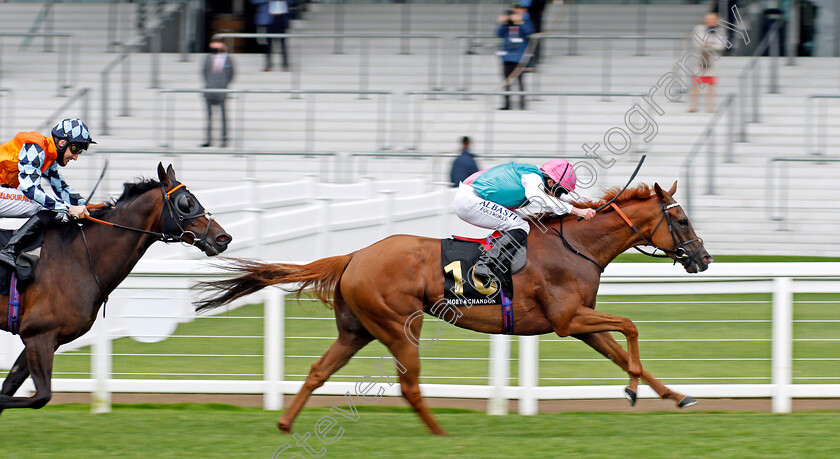 Blue-Mist-0005 
 BLUE MIST (Ryan Moore) wins The Moet & Chandon International Handicap
Ascot 25 Jul 2020 - Pic Steven Cargill / Racingfotos.com