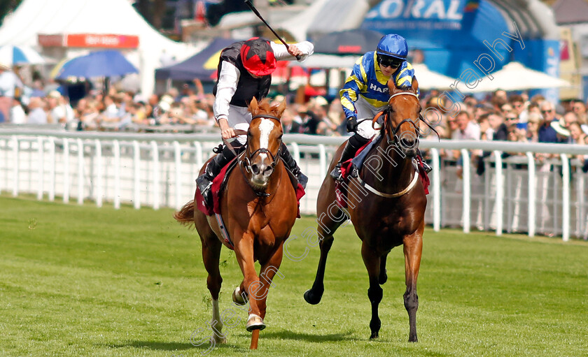 Kyprios-0004 
 KYPRIOS (left, Ryan Moore) beats TRUESHAN (right) in The Al Shaqab Goodwood Cup
Goodwood 26 Jul 2022 - Pic Steven Cargill / Racingfotos.com