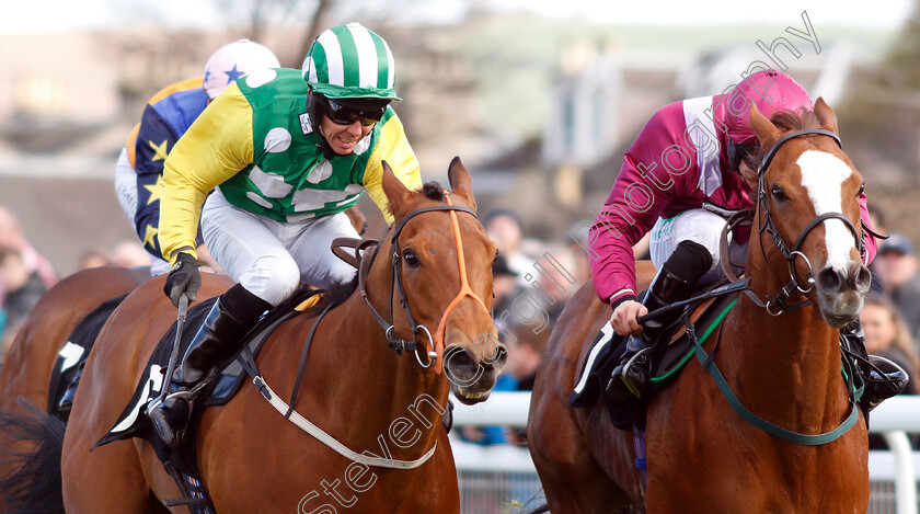 Tanasoq-0004 
 TANASOQ (left, Graham Lee) beats EL ASTRONAUTE (right) in The Borderlescott Sprint Trophy Stakes
Musselburgh 2 Apr 2019 - Pic Steven Cargill / Racingfotos.com