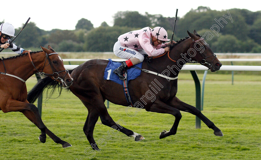 Champagne-Marengo-0006 
 CHAMPAGNE MARENGO (Andrea Atzeni) wins The Download The Mansionbet App Handicap
Nottingham 16 Jul 2019 - Pic Steven Cargill / Racingfotos.com