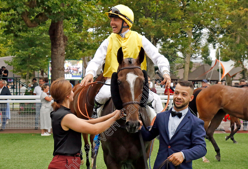 La-Samana-0009 
 LA SAMANA (Maxime Guyon) winner of The Prix de la Vallee d'Auge
Deauville 3 Aug 2024 - Pic Steven Cargill / Racingfotos.com