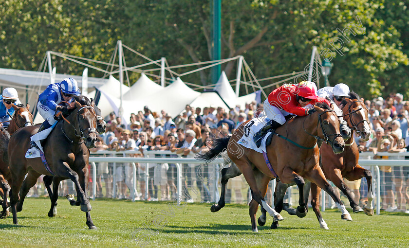 Highfield-Princess-0007 
 HIGHFIELD PRINCESS (Jason Hart) wins The Prix Maurice de Gheest 
Deauville 7 Aug 2022 - Pic Steven Cargill / Racingfotos.com