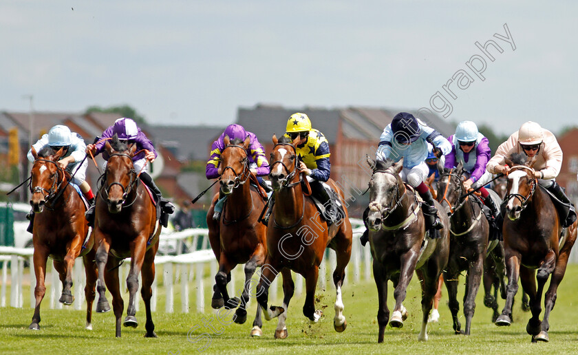 Great-Max-0003 
 GREAT MAX (2nd left, Jack Mitchell) beats HARROW (2nd right) in The Betfair Racing Only Bettor Podcast Novice Stakes
Newbury 10 Jun 2021 - Pic Steven Cargill / Racingfotos.com