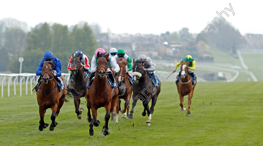 Sunny-Orange-0002 
 SUNNY ORANGE (Rossa Ryan) beats AL KHAZNEH (left) in The Madri Excepcional Maiden Stakes
Leicester 23 Apr 2022 - Pic Steven Cargill / Racingfotos.com