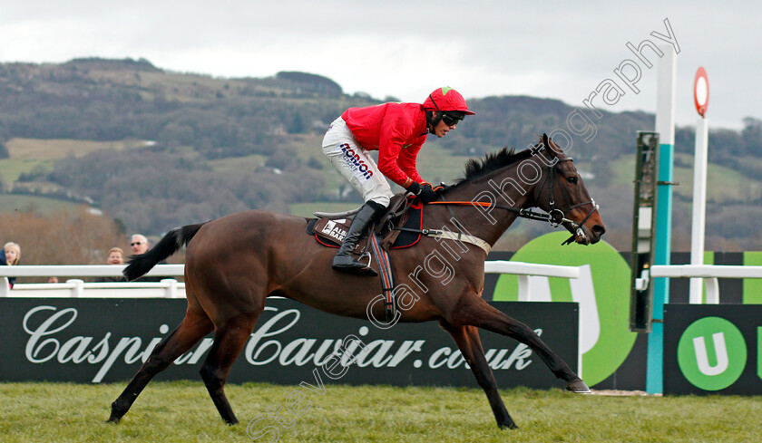 Kilbricken-Storm-0003 
 KILBRICKEN STORM (Harry Cobden) wins The Albert Bartlett Novices Hurdle Cheltenham 16 Dec 2017 - Pic Steven Cargill / Racingfotos.com