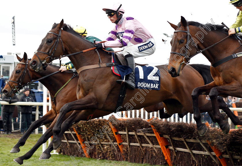 Trevelyn s-Corn-0001 
 TREVELYN'S CORN (Harry Cobden)
Aintree 5 Apr 2019 - Pic Steven Cargill / Racingfotos.com