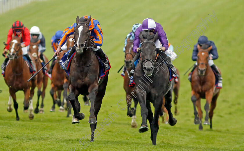 Auguste-Rodin-0003 
 AUGUSTE RODIN (Ryan Moore) beats KING OF STEEL (right) in The Betfred Derby
Epsom 3 Jun 2023 - Pic Steven Cargill / Racingfotos.com