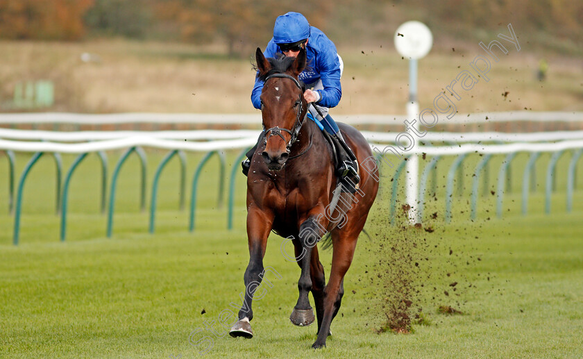 Adayar-0006 
 ADAYAR (William Buick) wins The EBF Stallions Golden Horn Maiden Stakes
Nottingham 28 Oct 2020 - Pic Steven Cargill / Racingfotos.com