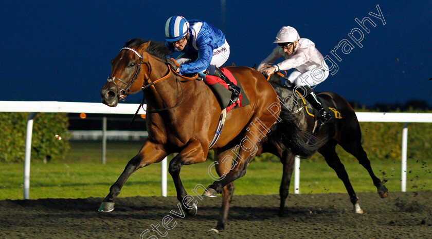 Enjazaat-0003 
 ENJAZAAT (Jim Crowley) wins The ebfstallions.com Conditions Stakes
Kempton 9 Oct 2019 - Pic Steven Cargill / Racingfotos.com