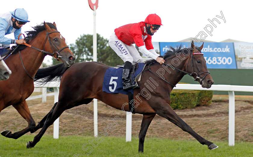 Sugauli-0005 
 SUGAULI (Dane O'Neill) wins The Sky Sports Racing Sky 415 Novice Auction Stakes
Yarmouth 28 Jul 2020 - Pic Steven Cargill / Racingfotos.com