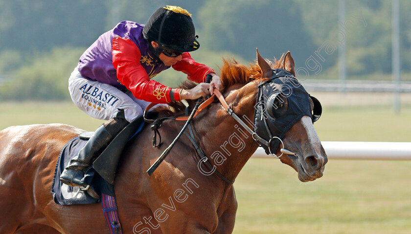 Vindicate-0006 
 VINDICATE (Ryan Moore) wins The Free Tips Daily On attheraces.com Handicap
Wolverhampton 11 Aug 2020 - Pic Steven Cargill / Racingfotos.com