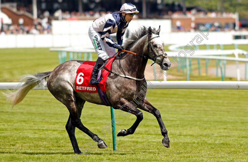 Iron-Lion-0007 
 IRON LION (Jamie Spencer) winner of The Betfred Play Fred's £5 Million Handicap
Haydock 8 Jun 2024 - Pic Steven Cargill / Racingfotos.com