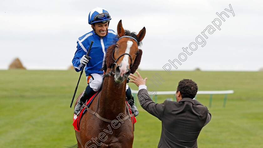 Withhold-0009 
 WITHHOLD (Silvestre De Sousa) after The Betfred Cesarewitch Handicap Newmarket 14 Oct 2017 - Pic Steven Cargill / Racingfotos.com