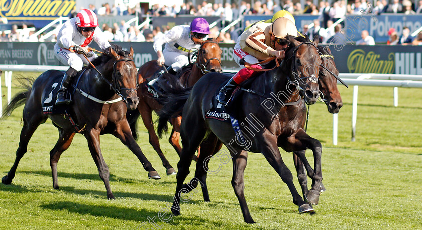 A Ali-0003 
 A'ALI (Frankie Dettori) wins The Wainwright Flying Childers Stakes
Doncaster 13 Sep 2019 - Pic Steven Cargill / Racingfotos.com