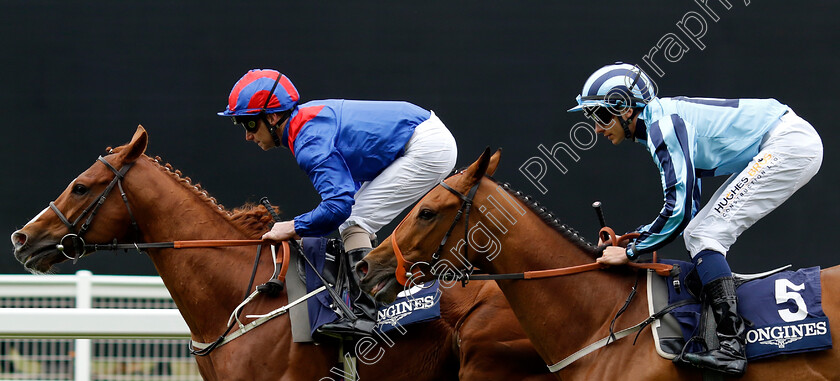 Nayef-Road-and-Tashkhan-0002 
 NAYEF ROAD (Joe Fanning) leads TASHKHAN (Ben Robinson)
Ascot 27 Apr 2022 - Pic Steven Cargill / Racingfotos.com