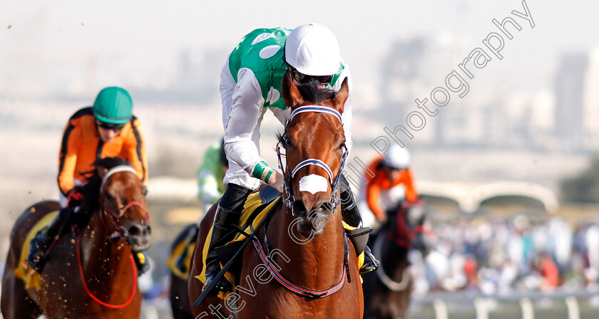 Kowaiyess-0005 
 KOWAIYESS (Pat Cosgrave) wins The SIS Handicap Jebel Ali 9 Mar 2018 - Pic Steven Cargill / Racingfotos.com