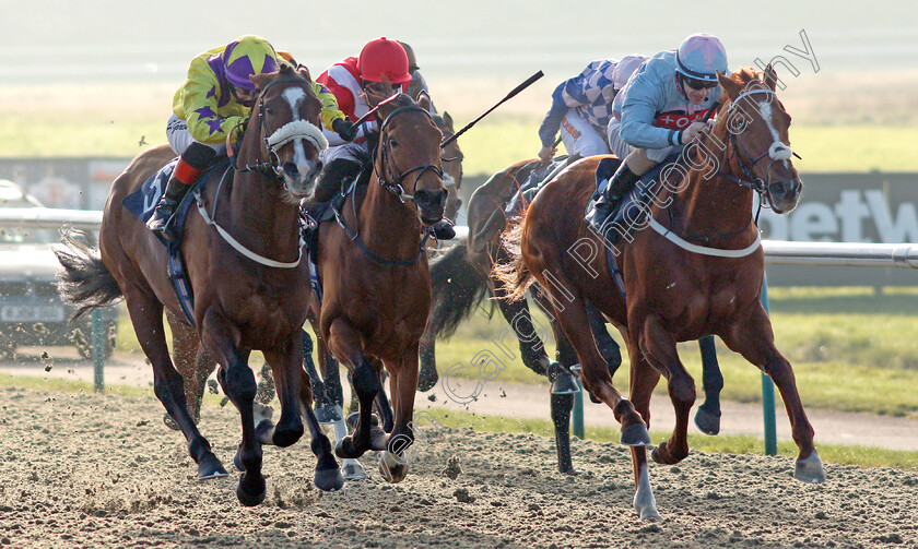 Lucky s-Dream-0001 
 LUCKY'S DREAM (right, Richard Kingscote) beats UNITED FRONT (left) in The #Betyourway At Betway Handicap
Lingfield 9 Jan 2021 - Pic Steven Cargill / Racingfotos.com