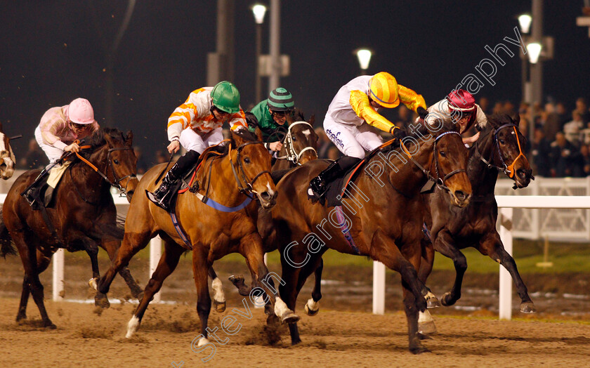 Jack-Of-Diamonds-0002 
 JACK OF DIAMONDS (centre, Rossa Ryan) beats CHORAL CLAN (left) and RELEVANT (right) in The Bet toteexacta At betfred.com Handicap Chelmsford 21 Dec 2017 - Pic Steven Cargill / Racingfotos.com