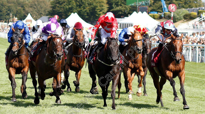 Sir-Dancealot-0002 
 SIR DANCEALOT (right, Gerald Mosse) beats SUEDOIS (centre) and BRETON ROCK (left) in The Qatar Lennox Stakes
Goodwood 31 Jul 2018 - Pic Steven Cargill / Racingfotos.com