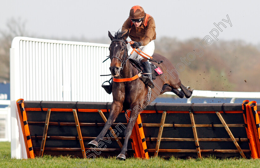 Flowing-Cadenza-0003 
 FLOWING CADENZA (Sean Houlihan) wins The Foundation Developments Noivces Handicap Hurdle
Ascot 21 Dec 2019 - Pic Steven Cargill / Racingfotos.com