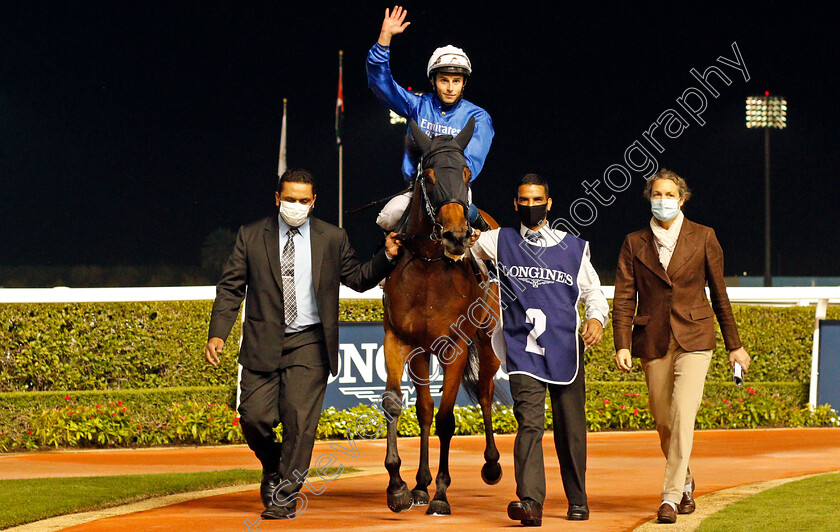 Creative-Flair-0008 
 CREATIVE FLAIR (William Buick) winner of The Balanchine Stakes
Meydan, 4 Feb 2022 - Pic Steven Cargill / Racingfotos.com