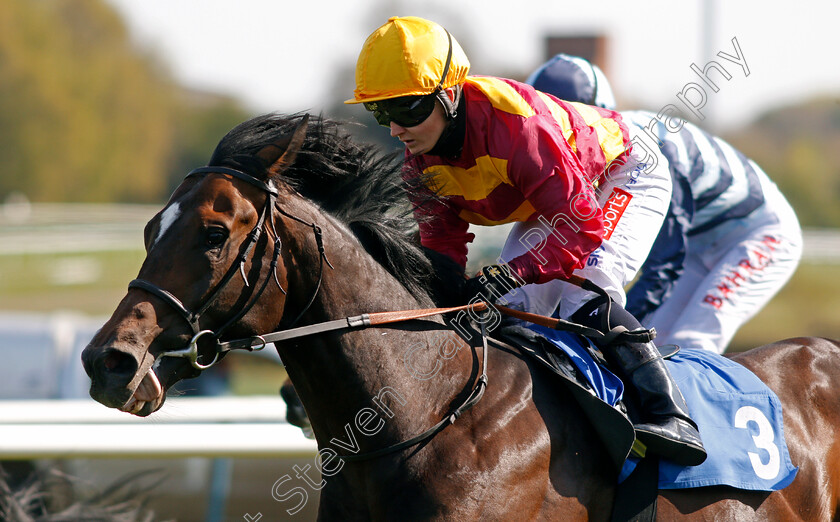 Jaramillo-0009 
 JARAMILLO (Hollie Doyle) wins The Racecourse Live Streams On Racingtv Extra Novice Stakes
Leicester 24 Apr 2021 - Pic Steven Cargill / Racingfotos.com