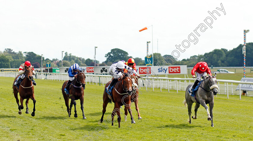 Shepherds-Way-0002 
 SHEPHERDS WAY (right, Paul Hanagan) beats NOORBAN (centre) in The British EBF Supporting Racing With Pride Fillies Handicap
York 11 Jun 2021 - Pic Steven Cargill / Racingfotos.com