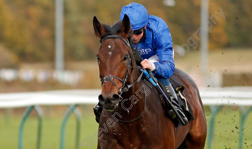 Adayar-0008 
 ADAYAR (William Buick) wins The EBF Stallions Golden Horn Maiden Stakes
Nottingham 28 Oct 2020 - Pic Steven Cargill / Racingfotos.com