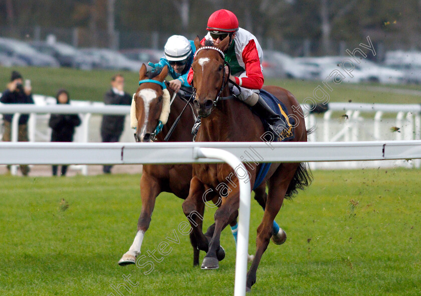 Gold-Tyranny-0002 
 GOLD TYRANNY (Jacob Johansen) wins The Breeders' Trophy Stayer
Bro Park, Sweden 21 Sep 2018 - Pic Steven Cargill / Racingfotos.com