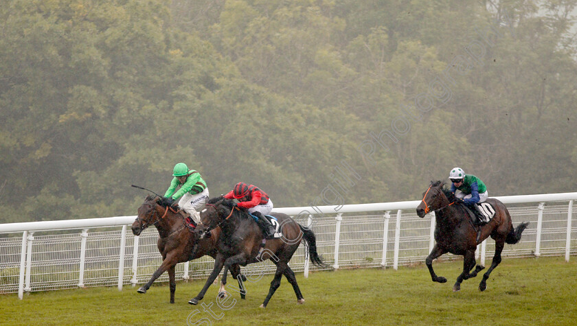 Sing-Out-Loud-0001 
 SING OUT LOUD (Jim Crowley) beats LEGAL HISTORY (centre) in The Frescobaldi Handicap Goodwood 24 May 2018 - Pic Steven Cargill / Racingfotos.com