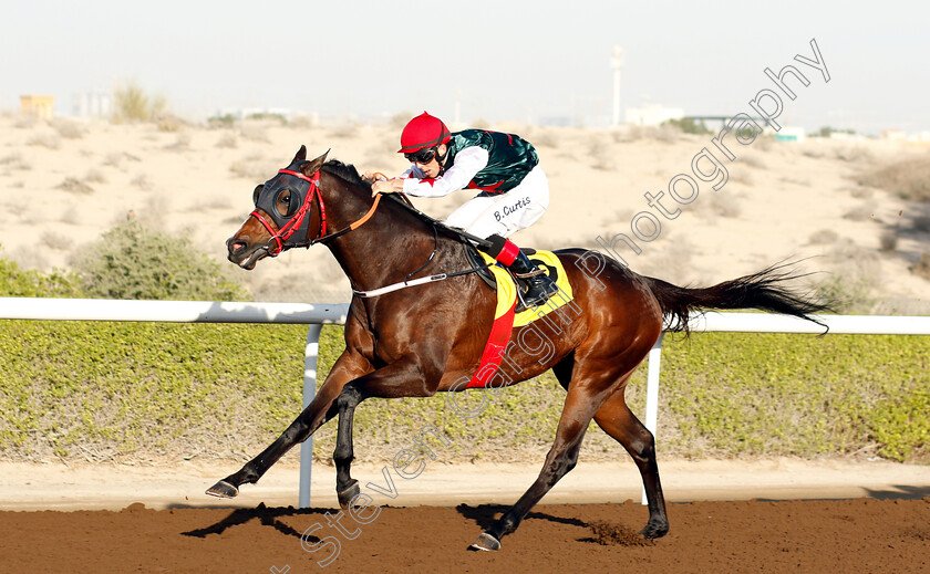 Kunani-0005 
 KUNANI (Ben Curtis) wins The Dubai Duty Free Handicap
Jebel Ali 11 Jan 2019 - Pic Steven Cargill / Racingfotos.com