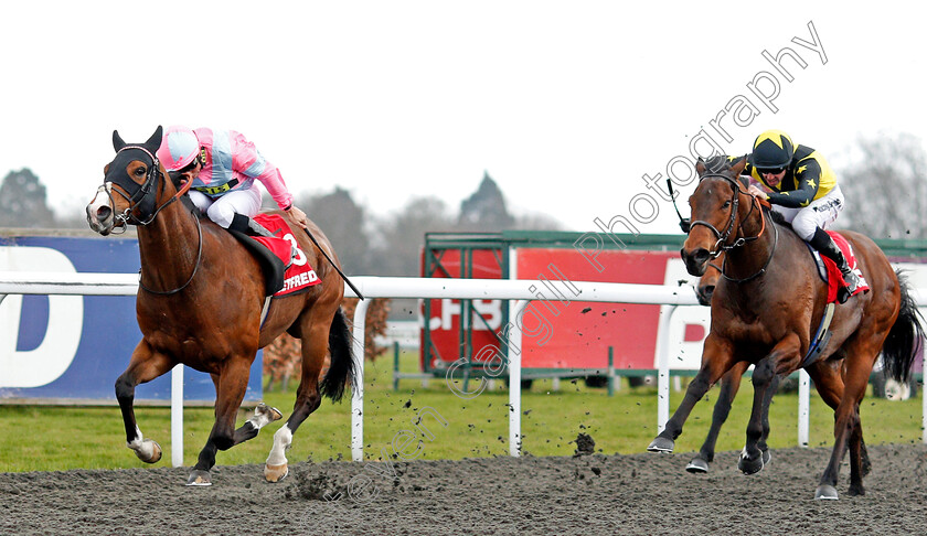 A-Momentofmadness-0001 
 A MOMENTOFMADNESS (William Buick) wins The Betfred Mobile Handicap Kempton 7 Apr 2018 - Pic Steven Cargill / Racingfotos.com