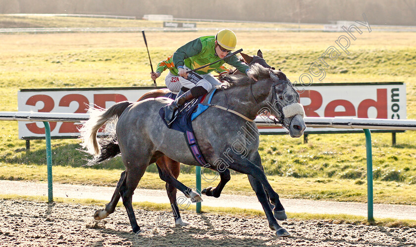 Tom s-Rock-0001 
 TOM'S ROCK (Daniel Muscutt) wins The Betway Casino Handicap Lingfield 16 Feb 2018 - Pic Steven Cargill / Racingfotos.com