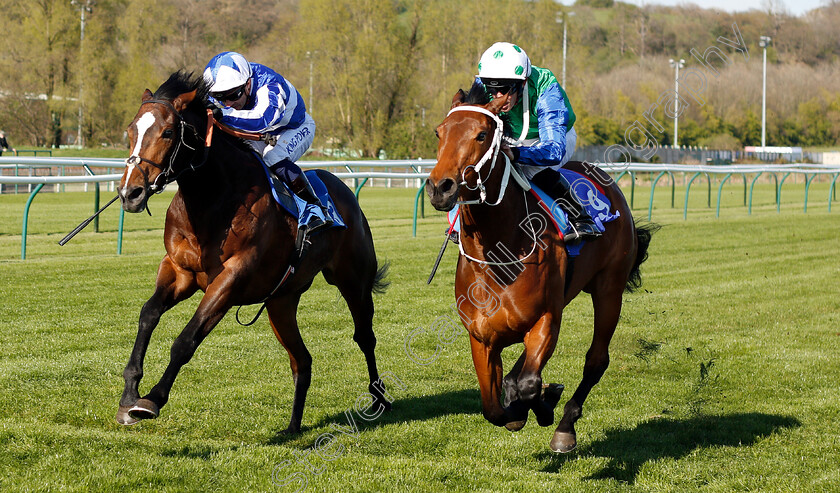 Love-So-Deep-0003 
 LOVE SO DEEP (right, Ben Curtis) beats BURIRAM (left) in The Follow @racingtv On Twitter Handicap Div1
Nottingham 10 Apr 2019 - Pic Steven Cargill / Racingfotos.com